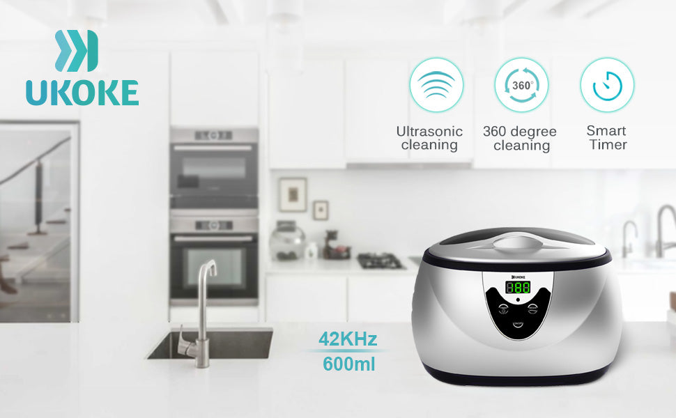 Make your Jewels sparkle with Ukoke Ultrasonic Jewelry Cleaner UKOKE