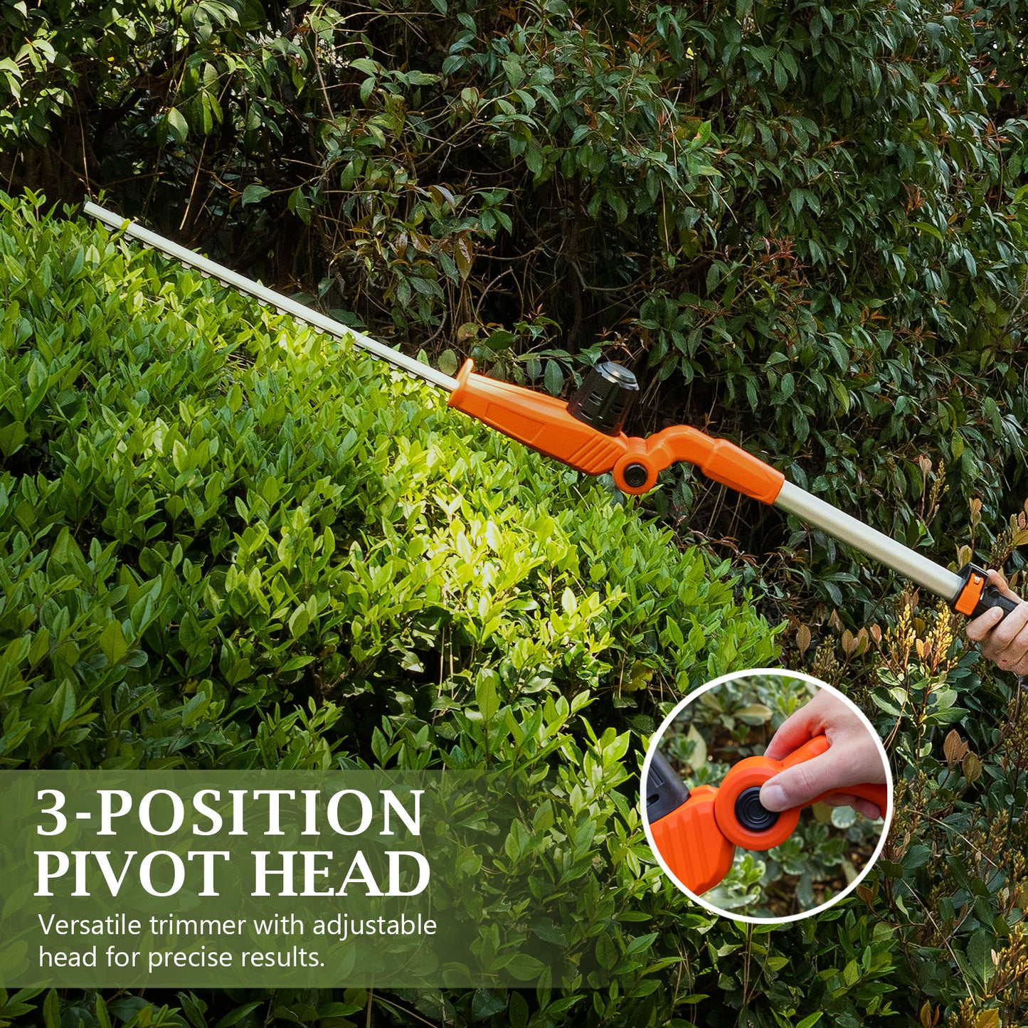 Ukoke Powerful 40V Pole Hedge Trimmer - UPT2240--Blade Head Only!