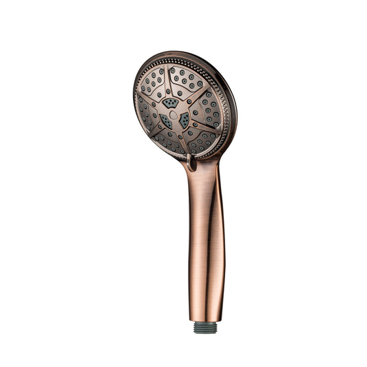 Ukoke High Pressure Hand Held Shower Head and Hose with 5 Spray Settings, Bronze