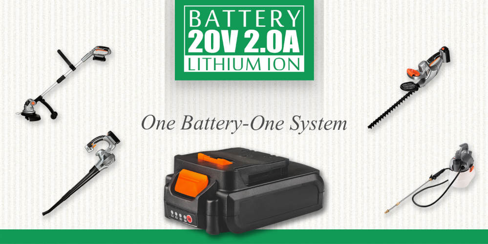 Ukoke Cordless Tiller Cultivator 20V 2.5 A Battery 280 max RPM Powered –  UKOKE