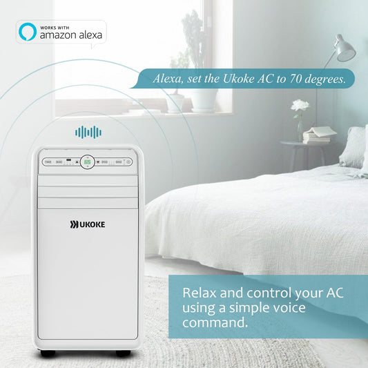 Control this unit using either voice commands or the remote control