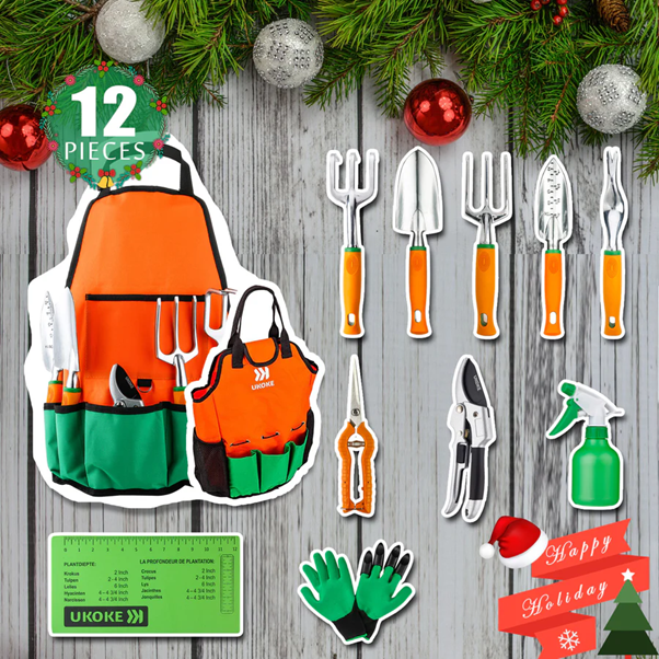 UKOKE Garden Tool Set — Complete Hand Tools for Every Gardener