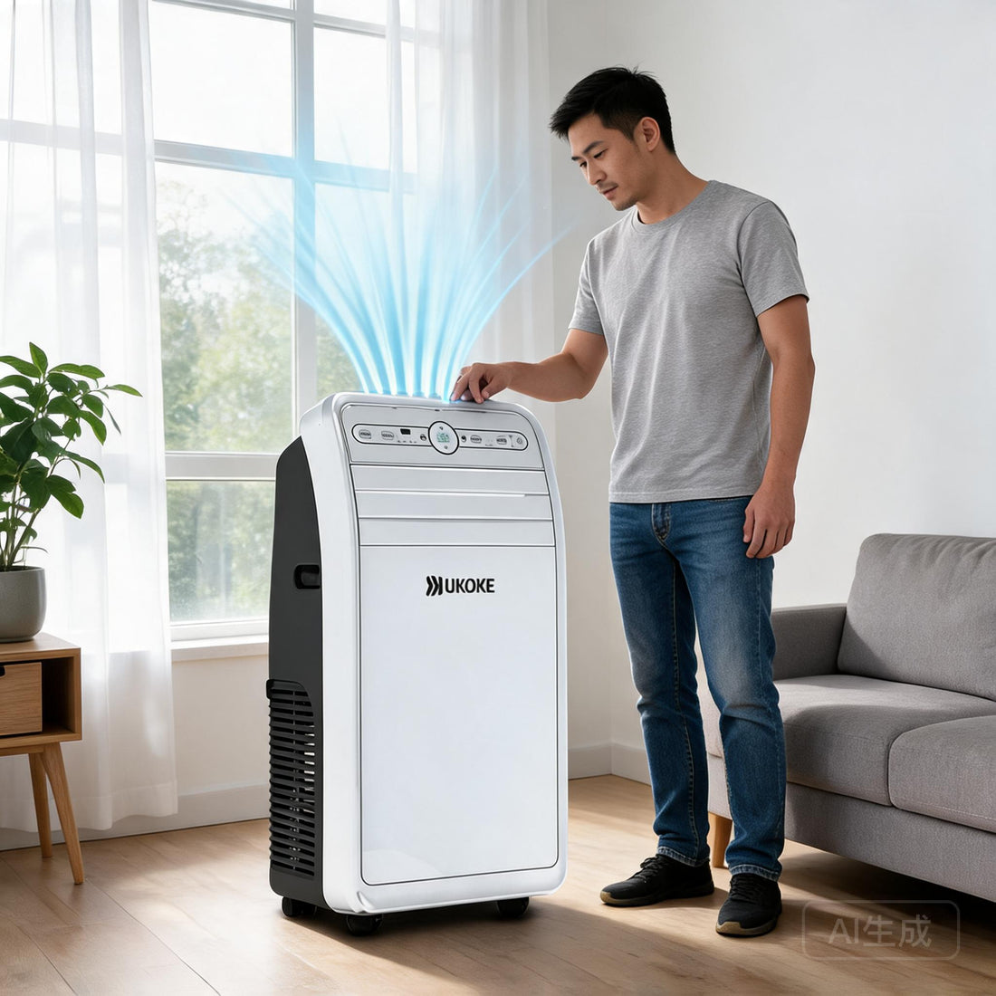 Why Ukoke’s 4-in-1 Smart Portable AC Outperforms Central Cooling for Small Homes