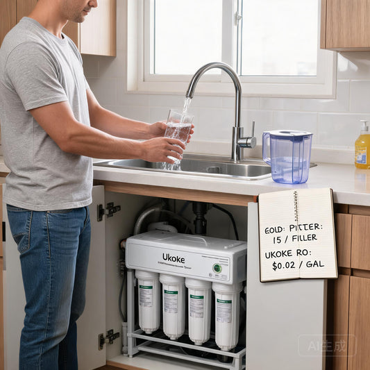 Why the Ukoke 8-Stage RO System Outperforms Pitcher Filters: A Cost-Per-Gallon Analysis