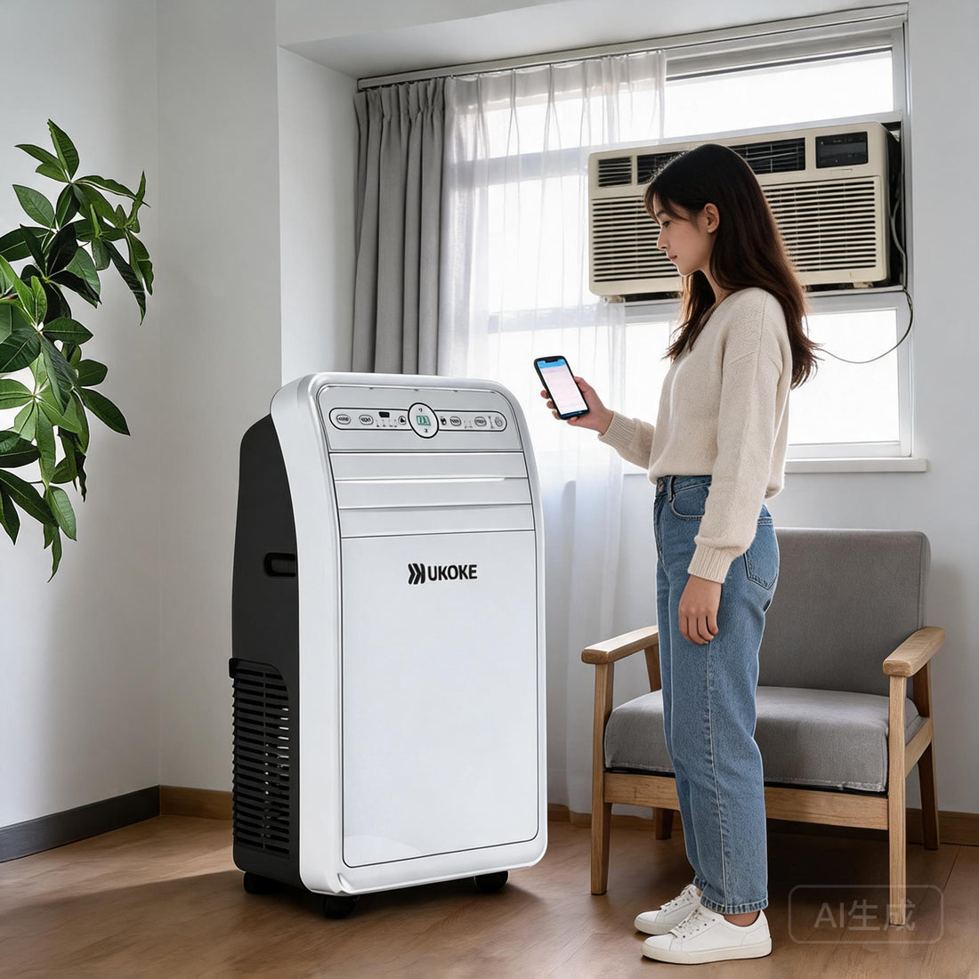 Ukoke 4-in-1 Smart Portable AC vs. Window AC: Which Cooling Solution Saves You More Space and Money?
