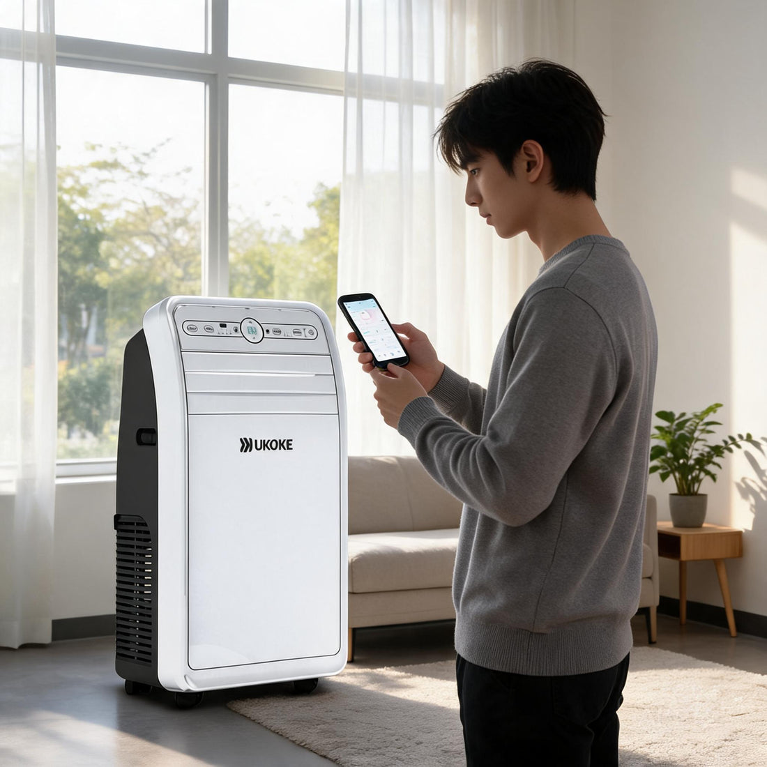 The 4-Season Home: Why the Ukoke USPC01W Smart Portable AC is Your All-in-One Solution for Cooling, Heating, and Dehumidifying