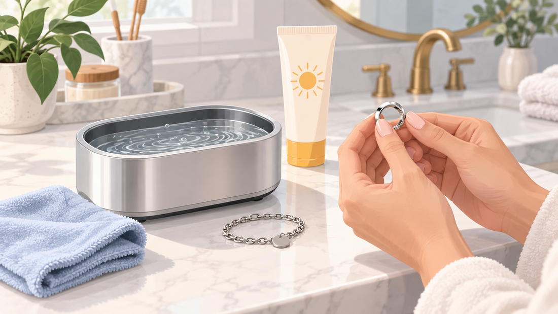 Can an Ultrasonic Cleaner Remove Sunscreen from Jewelry? Check the Material First