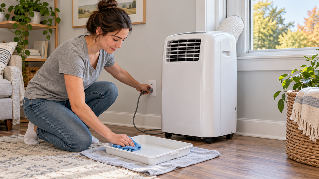 How to Drain and Clean a Portable AC at the End of Humid Weather