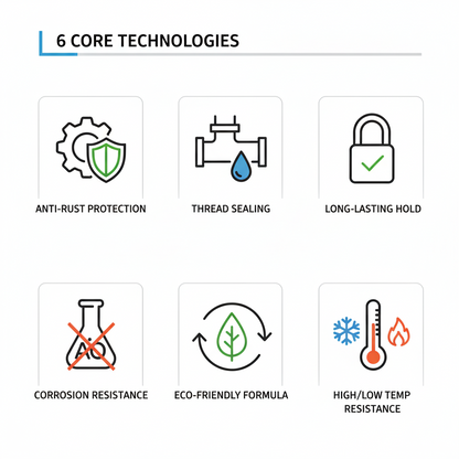 Ukoke 492ft PTFE Pipe Thread Sealant Cord for NPT Fittings (1/8”–4”) – Professional Plumber’s Grade Thread Seal String – Leak-Proof Upgrade for Water, Gas, HVAC & Solar – 150m
