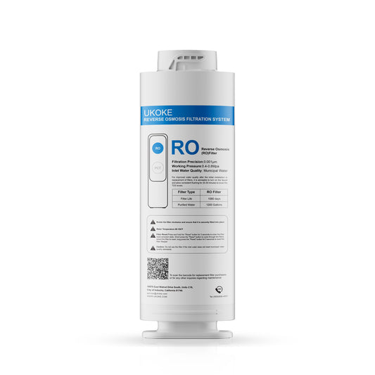 RO Membrane Replacement Set for Tankless Water Systems, Enhanced Filtration, 6 Membranes