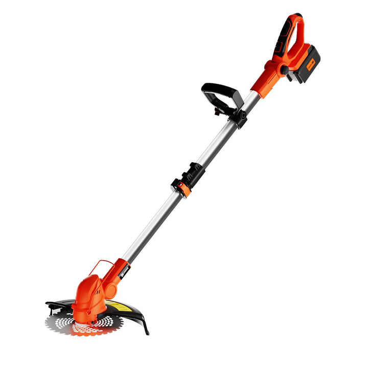 UKOKE ST2308-B 40V Cordless Grass Trimmer/Brush Cutter,Interchangeable Blade, with 2.0Ah Lithium-Ion Battery & Charger | Brushless Motor | 6500 RPM No-Load Speed | Lawn Trimming and Brush Cutting