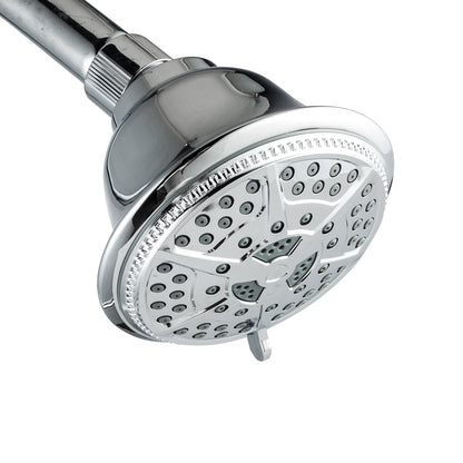 Ukoke High Pressure Fixed Mount Shower Head with 5 Spray Settings, Bronze