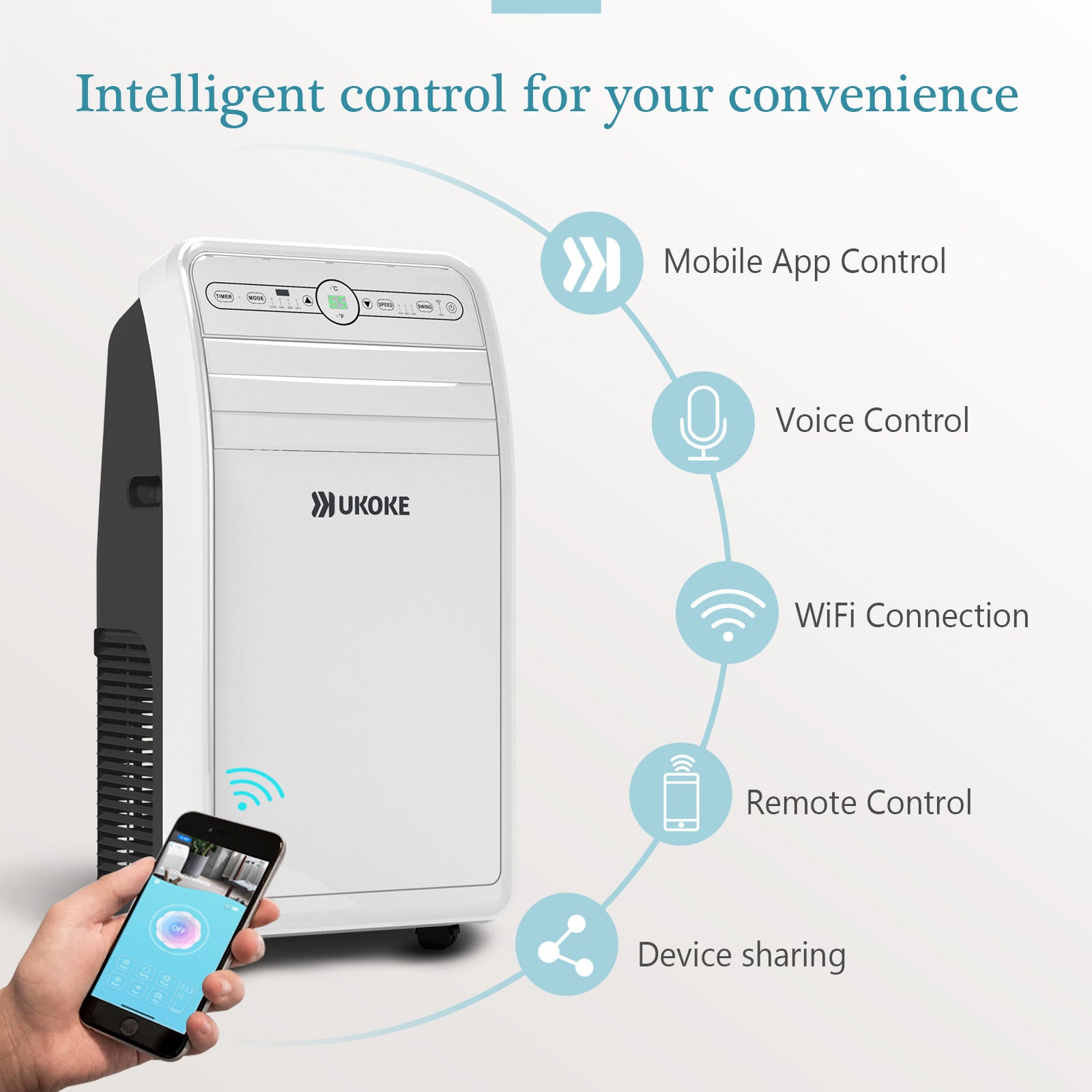 Buy 10000 BTU Portable Air Conditioner UKOKE