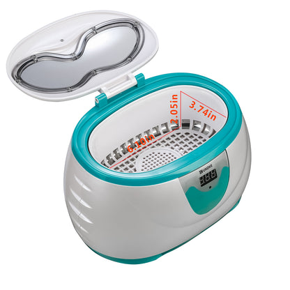 Ukoke Ultrasonic Jewelry Cleaner With Timer, 0.6L, Green