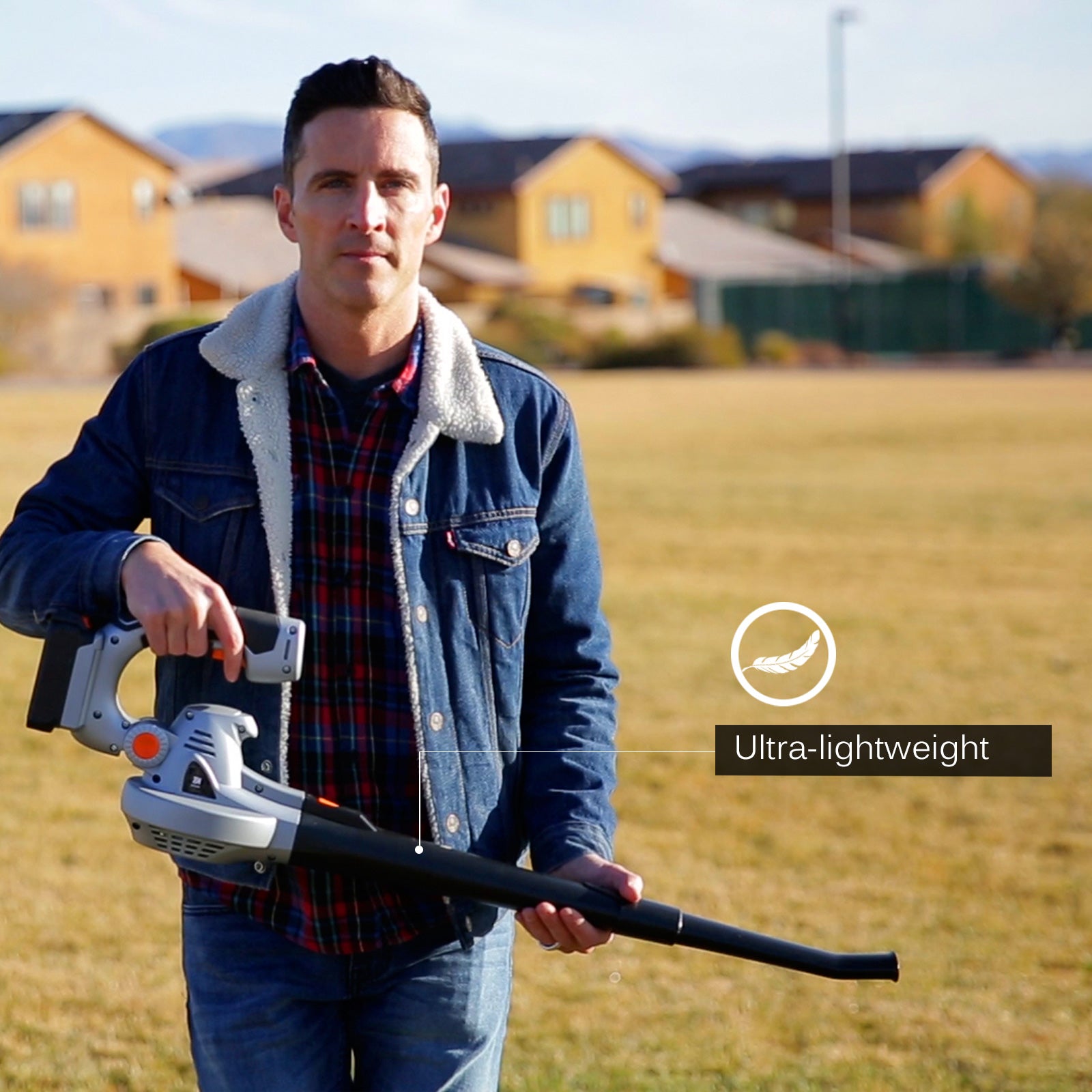 Ukoke 20V(120MPH 458CFM) コードレスリーフブロワー 2.0Ah ブラシレスリーフブロワーツールのみ 雪のゴミ 葉 ホコリを吹き飛ばす Ukoke 20v Lithium Ion Ukoke 20V (120 MPH 458 CFM) Cordless Leaf