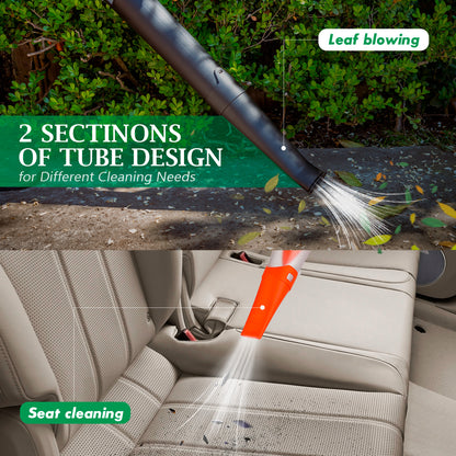 Ukoke 20V Cordless Leaf Blower- 2.0 Ah Brushless Leaf Blower Lithium Battery and Charger Included