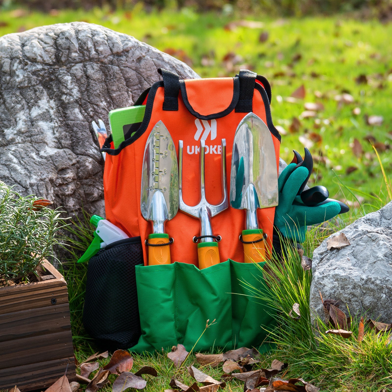 quality garden tool set Garden Tool Set | Aluminum Garden Tool Kit & Gardening Apron