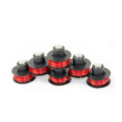 Ukoke Replacement Spools for U02TE Cordless Grass Trimmer, 6-Pack