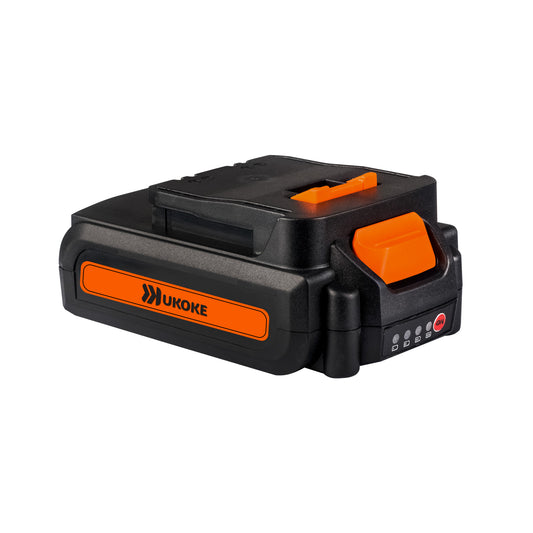 Ukoke Lithium Ion Battery 20V 2.0Ah for Cordless Electric Power Tools
