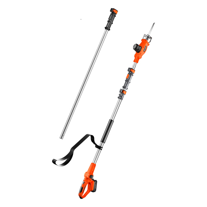 Ukoke Cordless Pole Tree Pruning 8.3-Inch Blade Saw for Tree Trmming, 20V 2.0A Battery & Charger Included